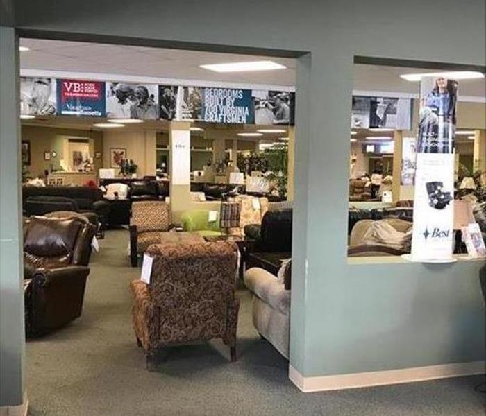 A fully open furniture store